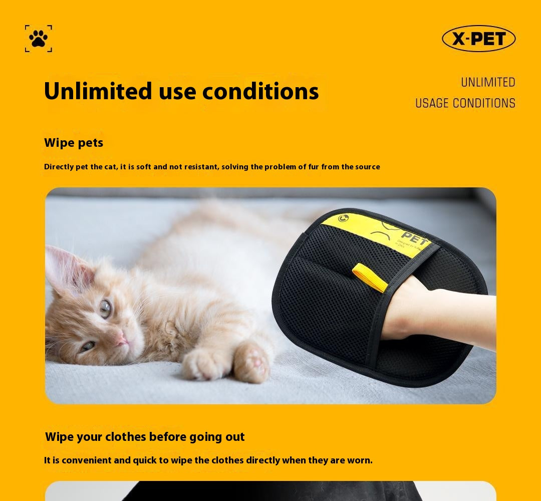 FurZap Pet Hair Removal Gloves